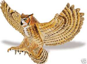 Great Horned Owl FREE SHIP w/ $25+ SAFARI 095866264406  
