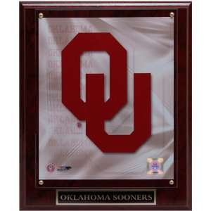  NCAA Oklahoma Sooners 10.5 x 13 Logo Plaque