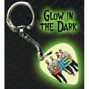  JLS Glow In The Dark Premium Guitar Pick Keyring Musical 