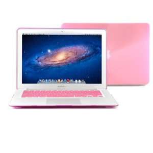 (TM) Pink Crystal Hard Macbook Air Case (For 13 Inches)   With Pink 