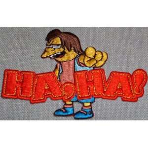  The Simpsons NELSON HA,HA Embroidered PATCH Everything 