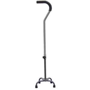  Quad Cane, Silver Vein Finish, Small Base by Drive Medical 