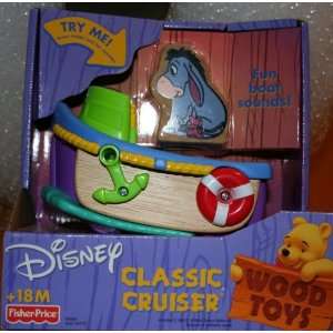   Wooden Classic Cruiser Eeyore Boat with Fun Boat Sounds Toys & Games