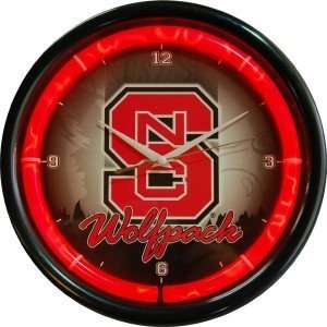   North Carolina State Wolfpack Plasma Clock