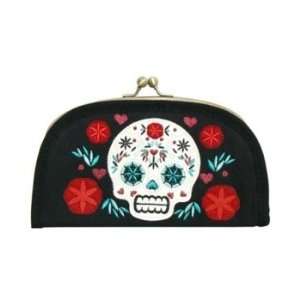    Loungefly Skull Day of the Dead Clutch Wallet 