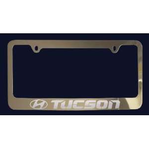  Hyundai Tucson License Plate Frame (Zinc Metal 