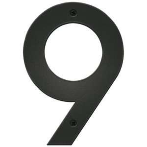  Blink Contemporary House Number in Black   9 Toys & Games