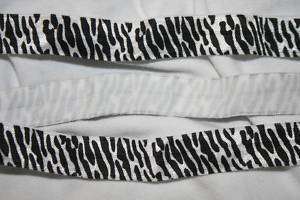   White Tiger Zebra ANIMAL PRINT foldover elastic FOE Baby Headband