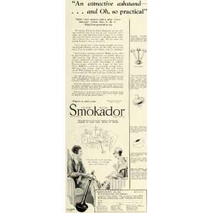  1927 Ad Smokador Home Ash less Smoker Trays Appliance 