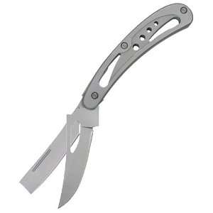  Combination Razor Folding Knife Gray