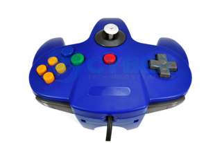 Blue Game Joypad Controller For Super Nintendo 64 N64 System New Hot 