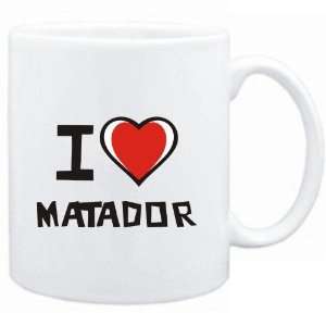  Mug White I love Matador  Drinks