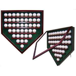  43 Baseball Homeplate Shaped Display Case Sports 