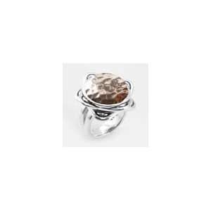  Barse Sterling Silver Duo Toned Burst Ring, 10 Jewelry