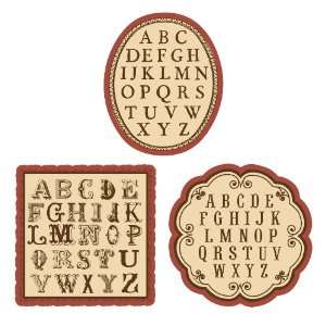  Jolees Boutique Dimensional Stickers, Alphabet Pack Arts 