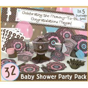  Trendy Mommy   32 Baby Shower Party Pack Toys & Games