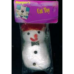  Harpers Cat Toy. Snowman. 4 3/4. 