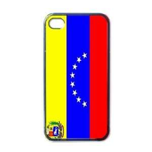 Venezuela Flag Black Iphone 4   Iphone 4s Case