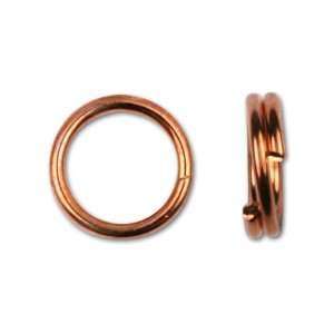  Copper Plated Split Ring 7mm Arts, Crafts & Sewing