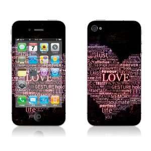  In One Word   iPhone 4/4S Protective Skin Decal Sticker 
