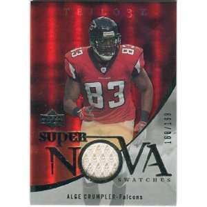   Supernova Swatches Silver #AC Alge Crumpler /199 Sports Collectibles