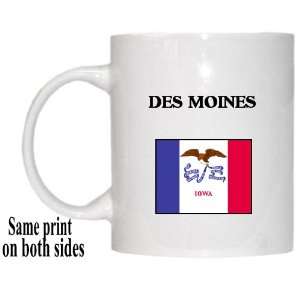  US State Flag   DES MOINES, Iowa (IA) Mug 