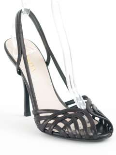 New Prada Black Sandals/Shoes Sz 39.5 US 9.5 Rt $790  