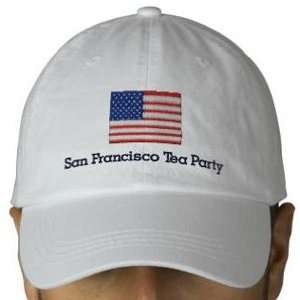  San Francisco Tea Party Hat   White
