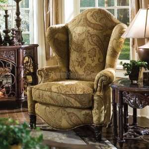  Aico Furniture Essex Manor High Back Wing Chair 76836 