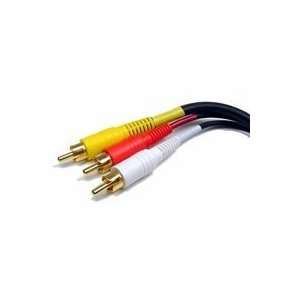  RCA Red, White, Yellow Male/Male Cable 50 ft Electronics