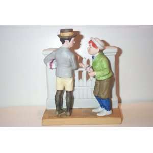  Norman Rockwell Porcelain Figurine The Rivals 