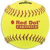 Worth Red Dot Leather .47 Core Yellow Softball   Yellow / Yellow