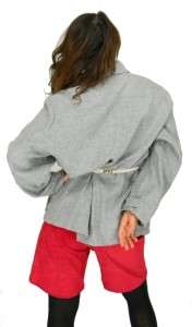   LAUREN Wool Pocket EQUESTRIAN Travel Shirt Jac COAT JACKET L  