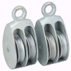   Forge 2 Double Wheel Rope Pulley, 2 Piece Set
