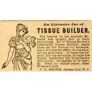 brown Alabaster Tissue Builder Skin Health Roman Beauty Tonic Lady 