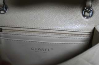 Chanel Beige Clair New Mini Small Caviar Leather Flap Messenger Bag 