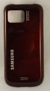 OEM Samsung Mythic A897 Maroon Back Cover Battery Door  