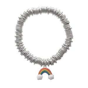  Rainbow Charm Links Bracelet Arts, Crafts & Sewing