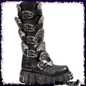   STEAMPUNK ARMOUR BOOTS   SILVER   GOTHIC/PUNK/METAL   UNISEX  