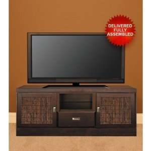  60 Single Drawer TV Stand with Contemporary Handles in 