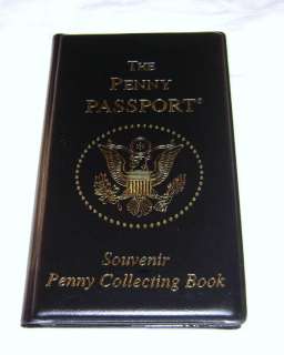 PENNY PASSPORT SOUVENIR WORLD PENNY COLLECTING BOOK  