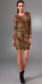 Torn by Ronny Kobo Tara Cheetah Dress  