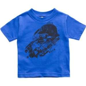 Metal Mulisha Oil Stick Toddler Short Sleeve Racewear Shirt   Blue 