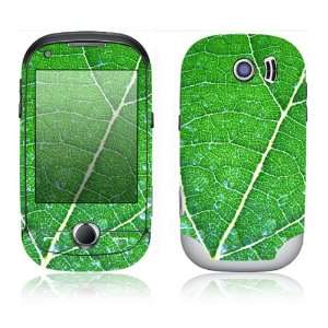 Samsung Corby Pro Decal Skin Sticker   Green Leaf Texture