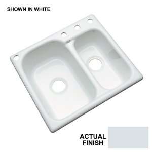  Dekor Double Basin Acrylic Topmount Kitchen Sink 33344 