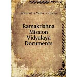  Ramakrishna Mission Vidyalaya Documents Ramakrishna Mission 