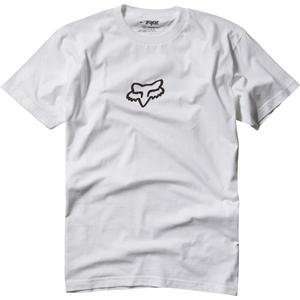  Fox Racing Masked T Shirt   Small/White Automotive