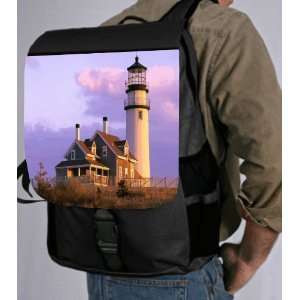 Cottage Lighthouse Back Pack   School Bag Bag   Laptop Bag  Book Bag 