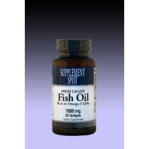 Fish Oil, 50 softgels, 1000 mg