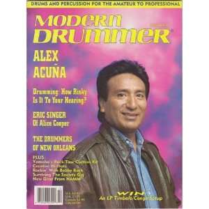  Modern Drummer Magazine (October 1990) (Alex Acuna   Eric 